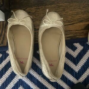 Crewcuts Gold Ballet Flats for girls